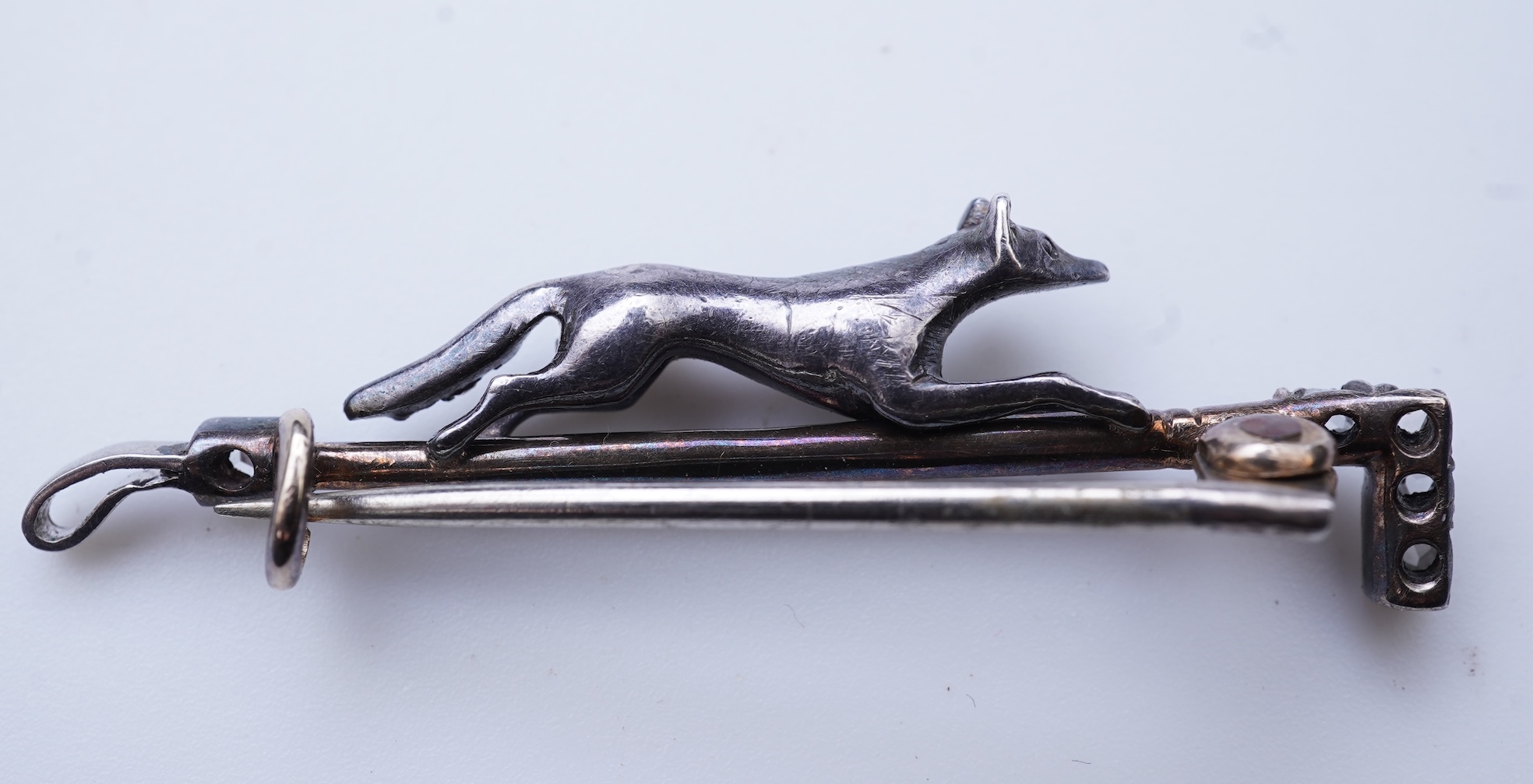 A late Victorian novelty diamond brooch, circa 1900